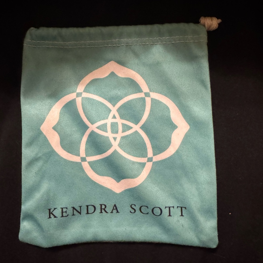 Kendra Scott Teal Jewelry Pouch